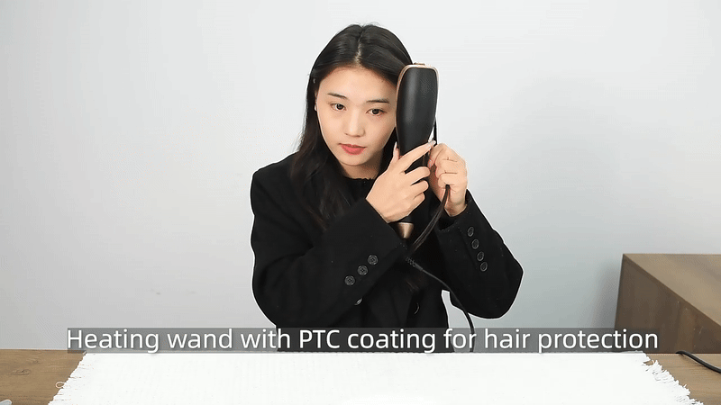 Joy - مكواة تجعيد الشعر الدوارة الاحترافية المصنوعة من السيراميك (الأصلية)