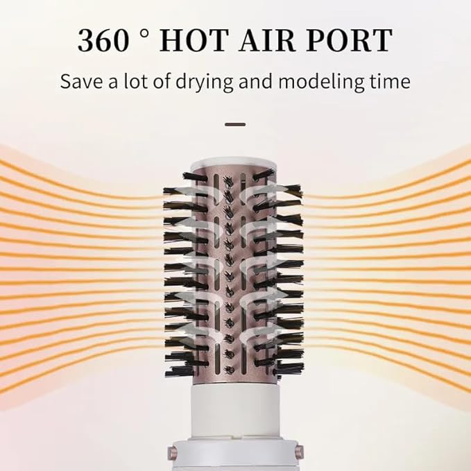 DSP 2-in-1 Rotating Air Styler, Multiple Heat Settings Professional Hot Air Multi-Styler
