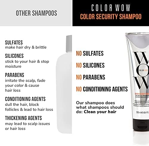 شامبو وبلسم Color Wow Color Security 2 × 250 مل (250 مل شامبو + 250 مل بلسم)