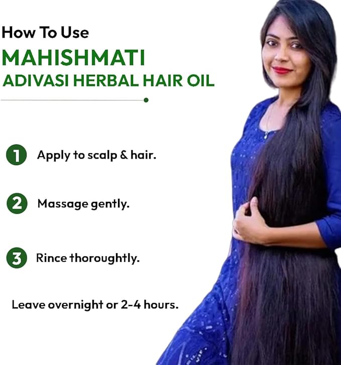 فيلوري - زيت شعر أصلي نقي من الأعشاب من أديفاسي، زيت نمو الشعر والتحكم في تساقط الشعر (100 مل)