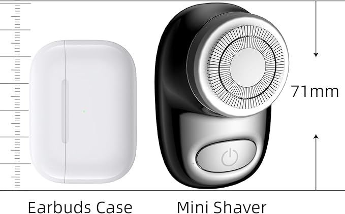 ماكينة حلاقة كهربائية صغيرة الحجم، ماكينة حلاقة كهربائية بحجم الجيب للرجال والنساء،