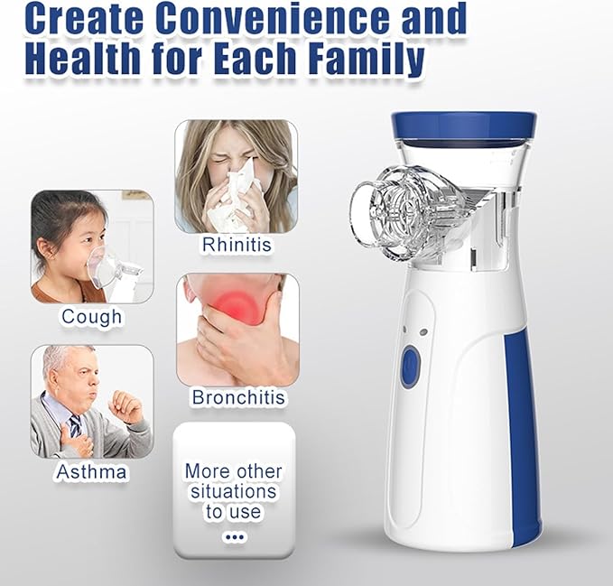 Portable Mesh Nebulizer Machine-Adults and Kids