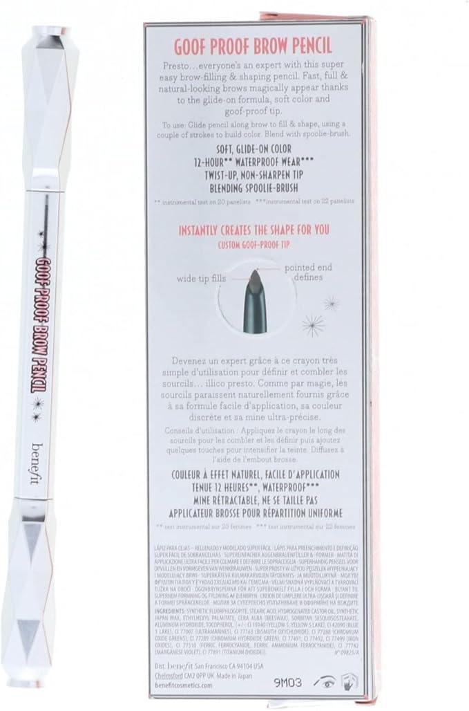 بينيفت كوزماتيكس - قلم حواجب جوف بروف سهل التشكيل والملء (أصلي)