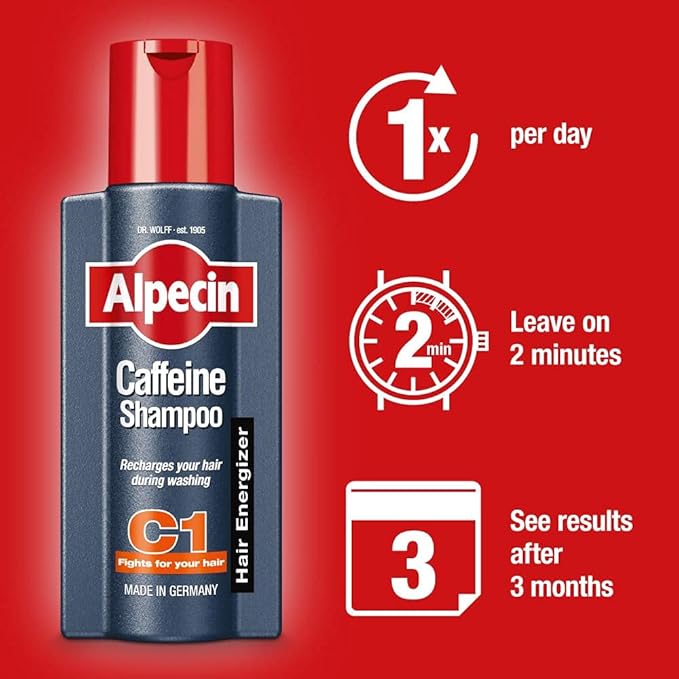 Alpecin Caffeine Shampoo C1 - against hair loss in men, 200ml