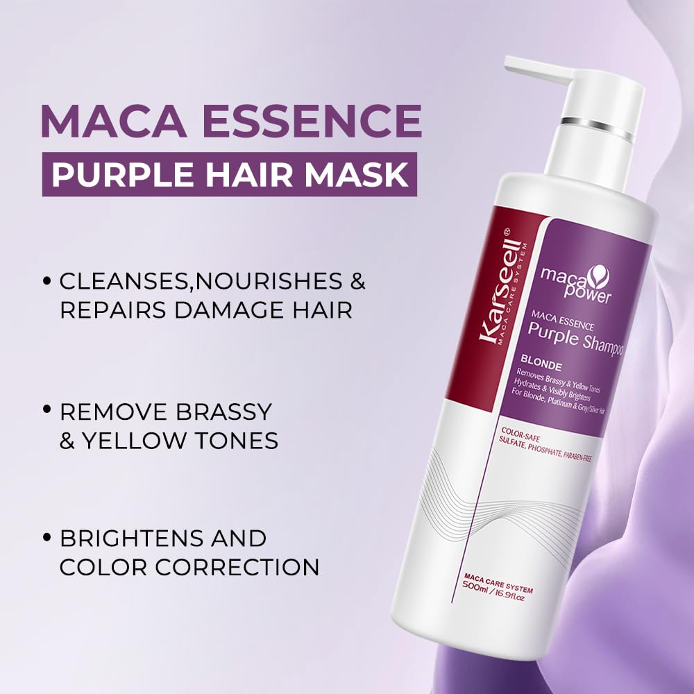Karseell MACA CARE SYSTEM Purple Shampoo