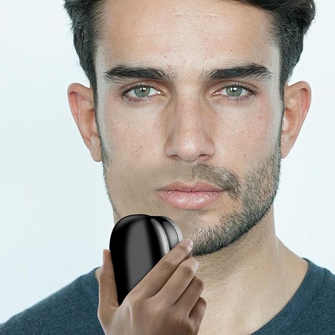 ماكينة حلاقة كهربائية صغيرة الحجم، ماكينة حلاقة كهربائية بحجم الجيب للرجال والنساء،