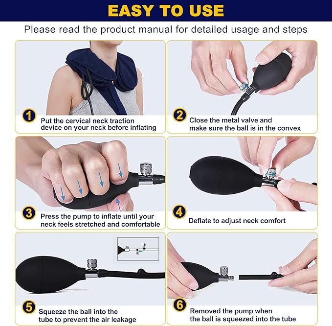 Neck Stretcher Relief-Neck Stretcher Neck Brace, Neck Traction Pain Relief