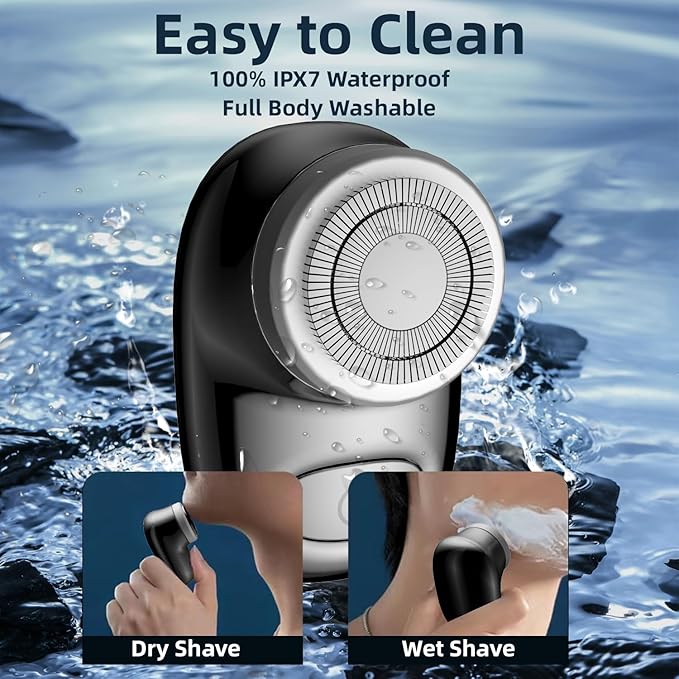 ماكينة حلاقة كهربائية صغيرة الحجم، ماكينة حلاقة كهربائية بحجم الجيب للرجال والنساء،
