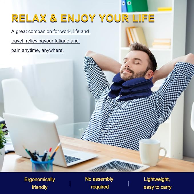 Neck Stretcher Relief-Neck Stretcher Neck Brace, Neck Traction Pain Relief