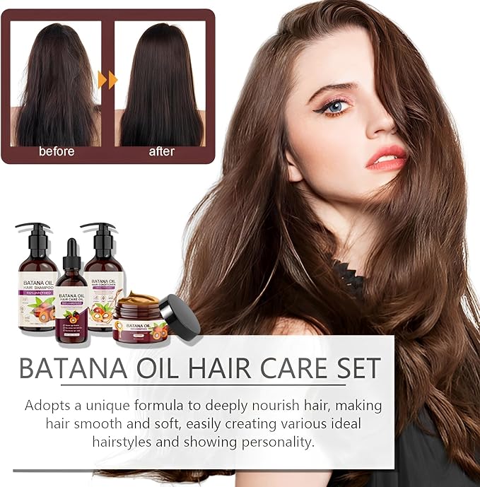 EELHOE - Batana Oil Hair Care Set 4 pieces  (Original)