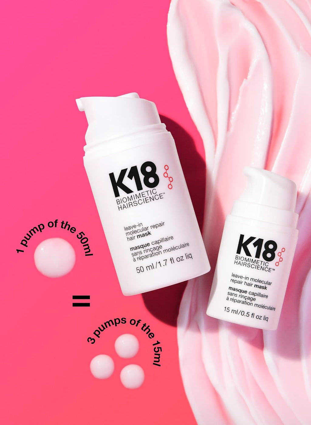 K18 Mini Leave-In Molecular Hair Mask 50ml (Original)