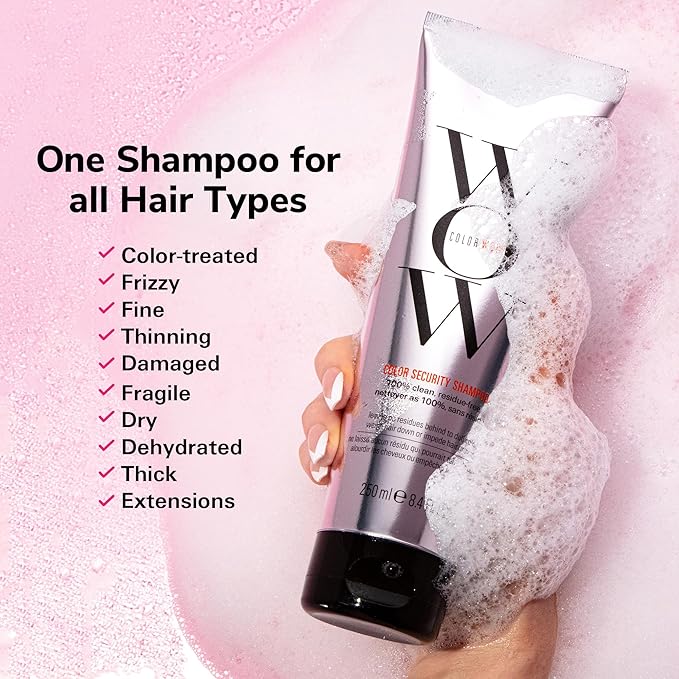 شامبو وبلسم Color Wow Color Security 2 × 250 مل (250 مل شامبو + 250 مل بلسم)