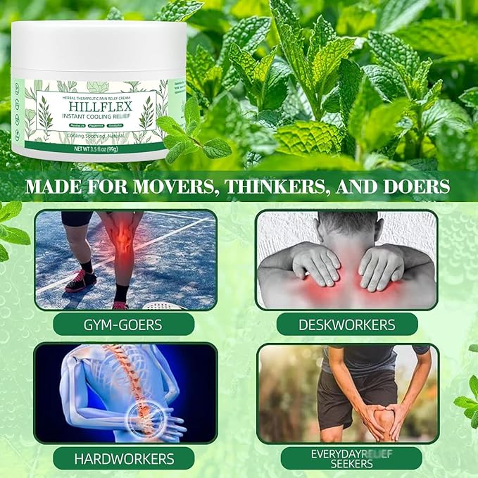 ChillFlex - Herbal Joint & Muscle Relief Cream Menthol Soothing Cream