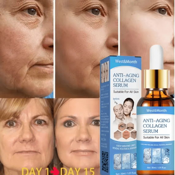 Anti-Aging Collagen Serum reduce the appearance of fine lines and wrinkles