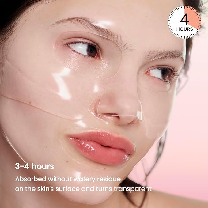 Biodance Bio Collagen Real Deep Mask, 4 Pack Overnight Hydrating Face Mask for All Skin