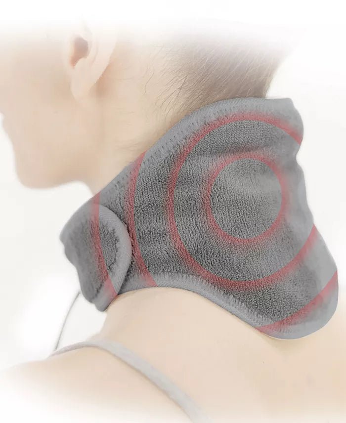 Calm Heat Massaging Neck Wrap 3 Heat 3 Vibration Settings, Relaxation Wrap