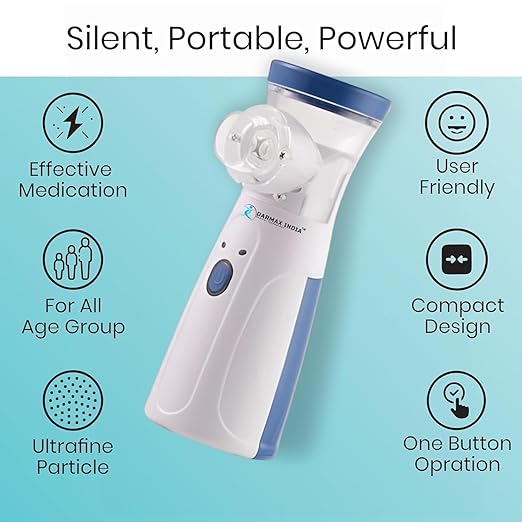 Portable Mesh Nebulizer Machine-Adults and Kids