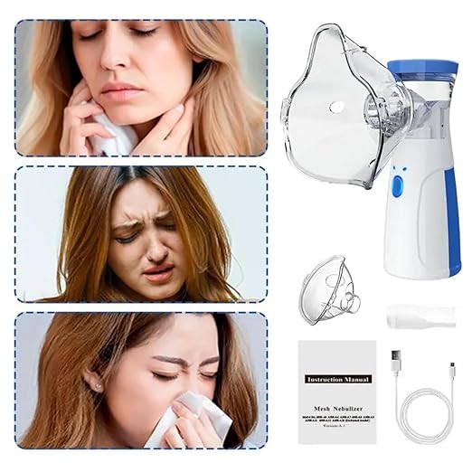 Portable Mesh Nebulizer Machine-Adults and Kids