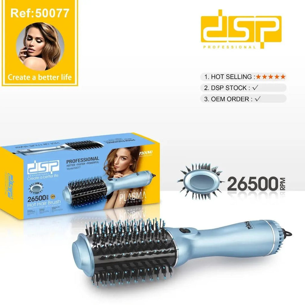 DSP 2-in-1 Rotating Air Styler, Multiple Heat Settings Professional Hot Air Multi-Styler