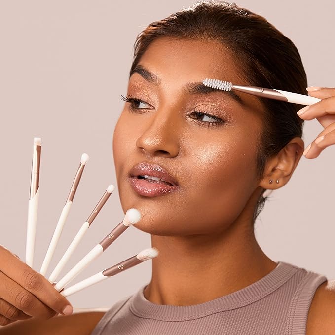 EcoTools Luxe Exquisite Eye Makeup Brush Kit, 6 Piece Set