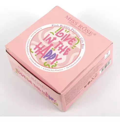 لوحة ظلال العيون Miss Rose مع مرآة قابلة للسحب