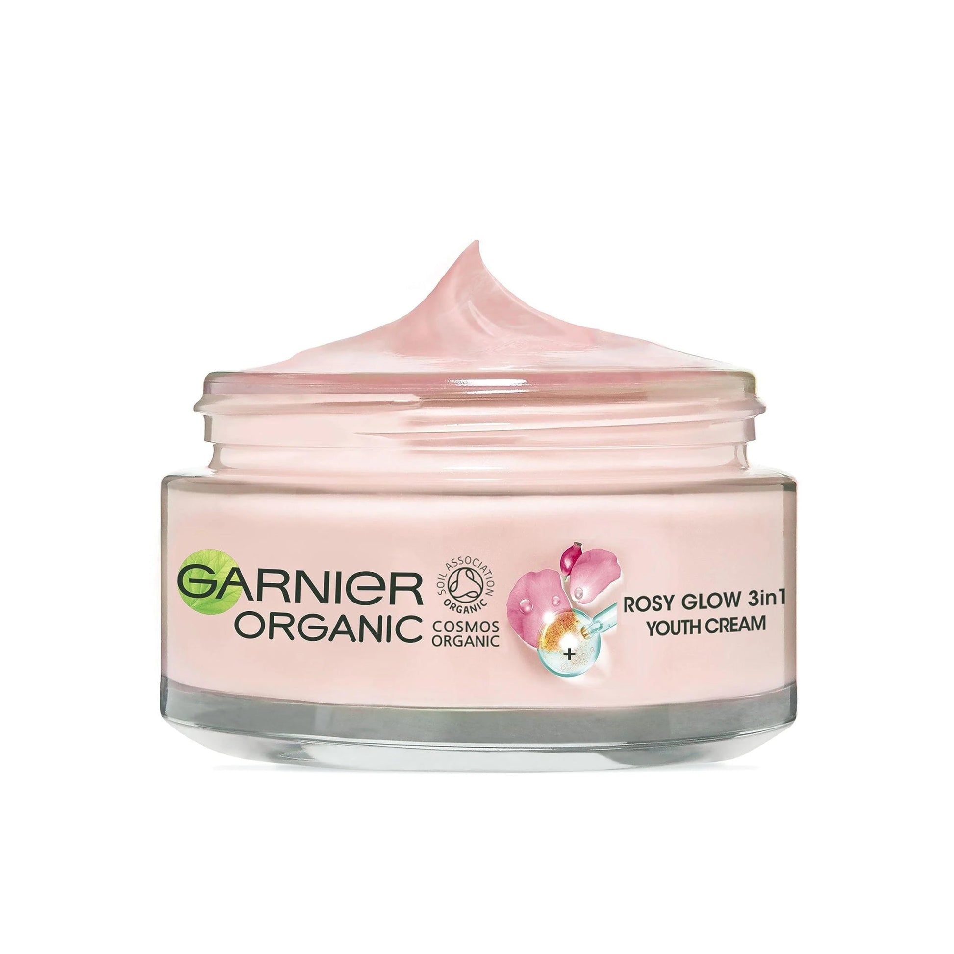Garnier Bio Rosy Glow 3-in-1 Hydrating Rose Cream