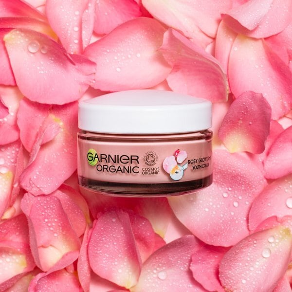 Garnier Bio Rosy Glow 3-in-1 Hydrating Rose Cream