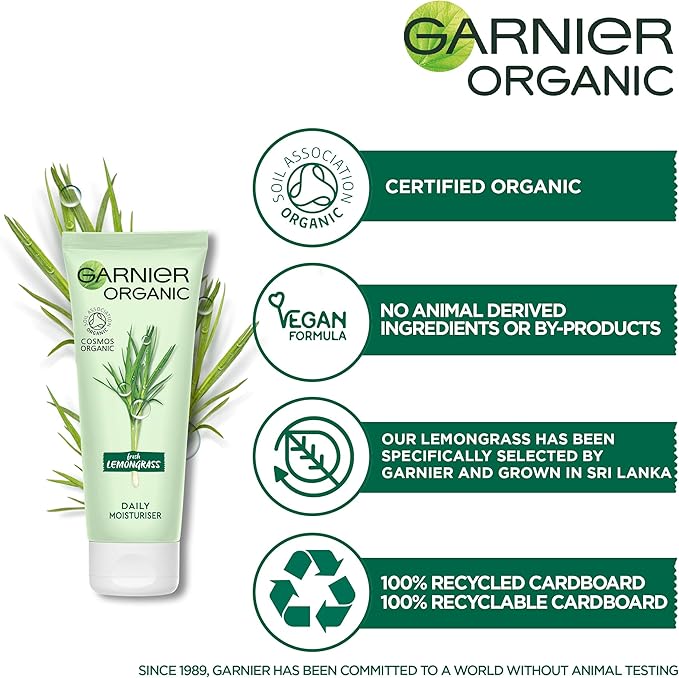 Garnier Organics Bio Lemongrass Refreshing Face Cream