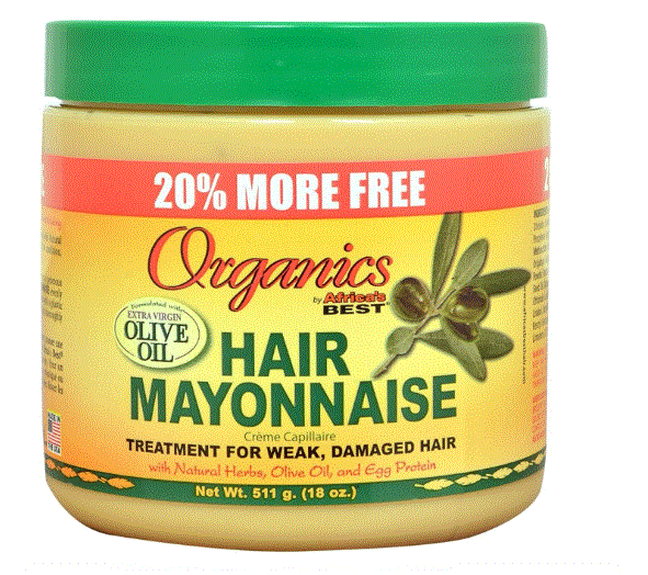 Africa's Best Organics Olive Oil Hair Mayonnaise 20% more free 511.g