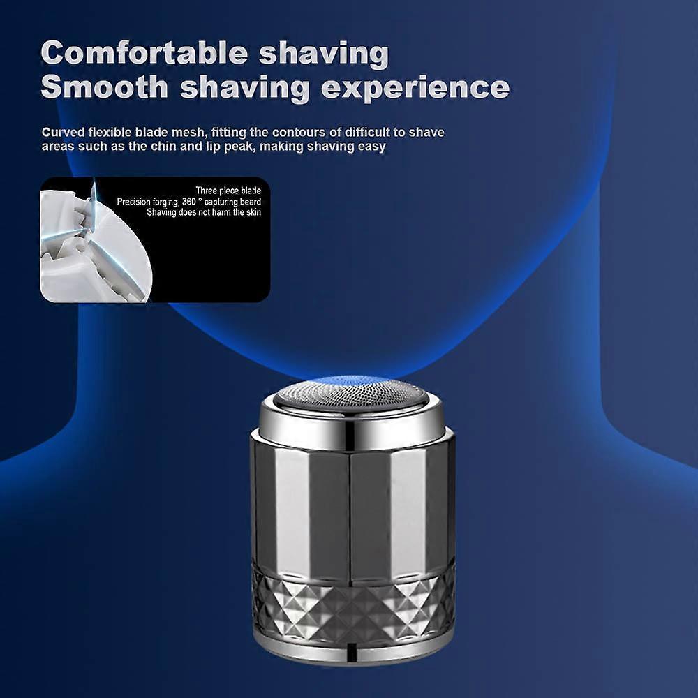 Mini Electric Shaver, USB C Rechargeable Waterproof Electric Razor Trimmer