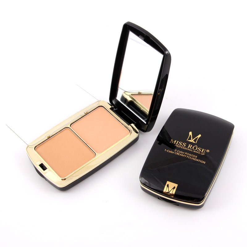 Miss Rose - 2-in-1 Compact Powder Ivory + Nude 24g