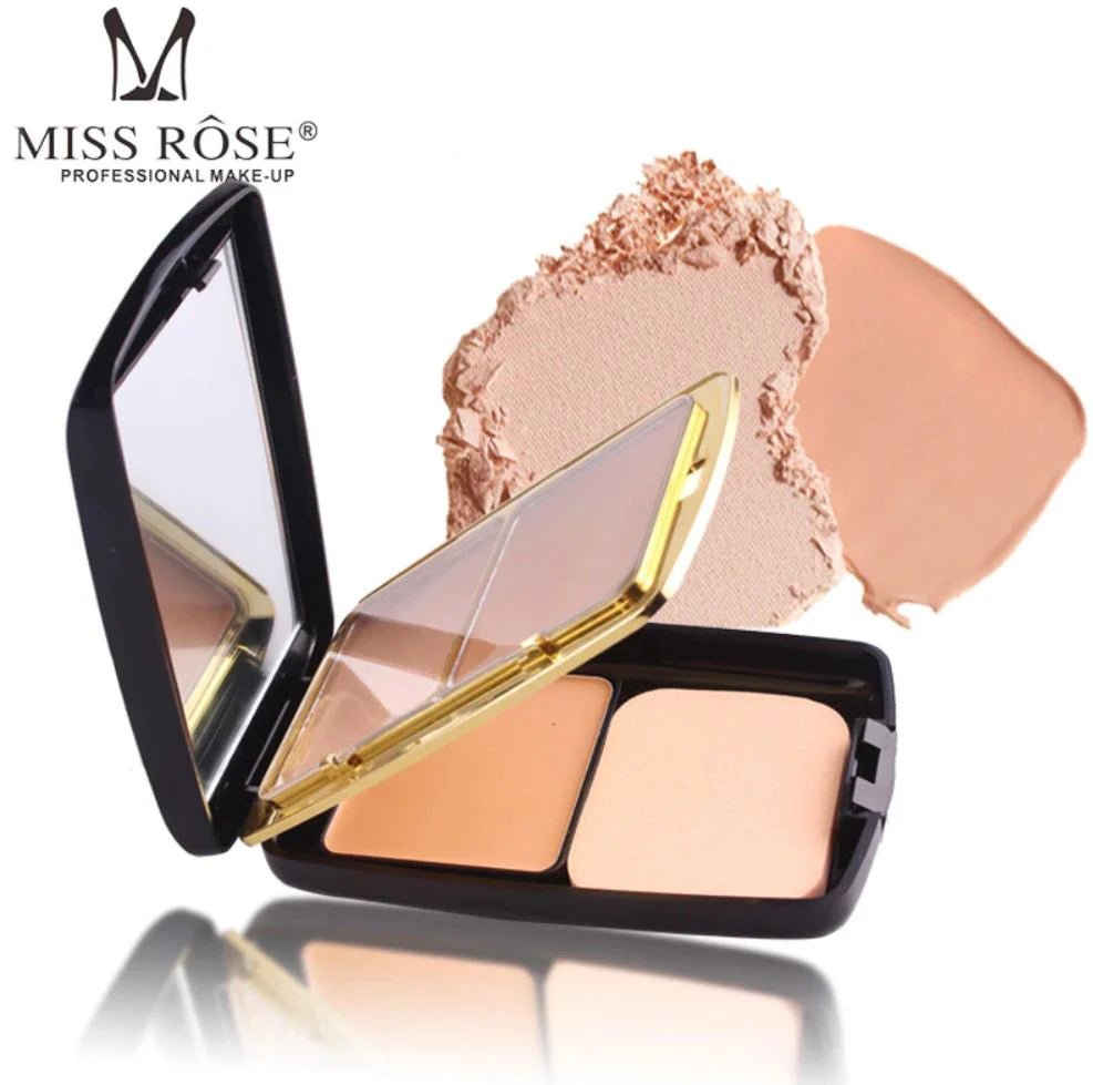 Miss Rose - 2-in-1 Compact Powder Ivory + Nude 24g