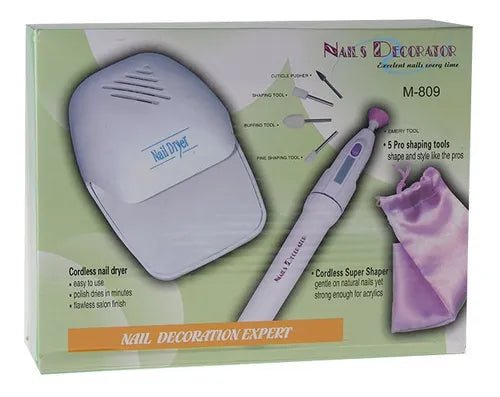 Nails Decorator and Nail Dryer for Regular Polish, Nail Dryer Fan, Single Hand