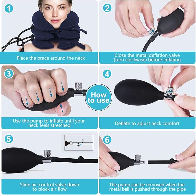 Neck Stretcher Relief-Neck Stretcher Neck Brace, Neck Traction Pain Relief