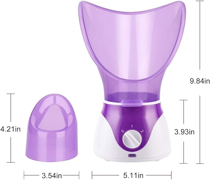 جهاز بخار الوجه NTFS Beauty، جهاز بخار للوجه لتنظيف الوجه بعمق، ساونا الوجه المنزلية، سبا