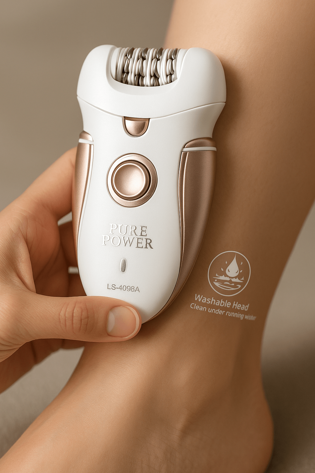 Pure Power-4 In 1 Rechargeable Cordless Lady Epilator Shaver Hair