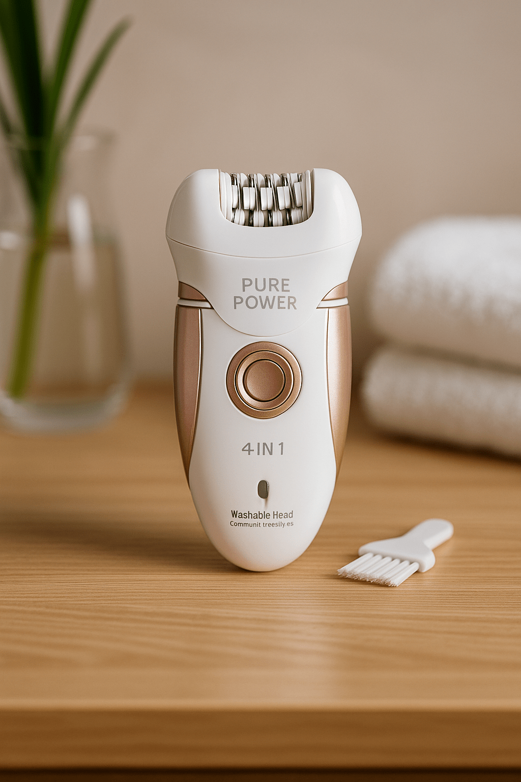 Pure Power-4 In 1 Rechargeable Cordless Lady Epilator Shaver Hair