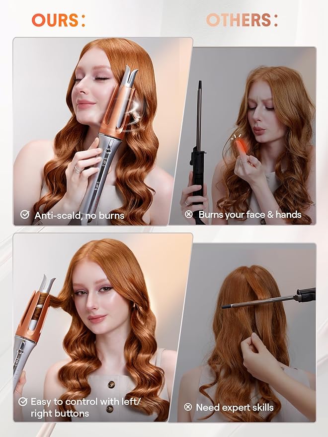 SHEGLAM Automatic Curling Iron One-Touch Instant Curler (Original) ©
