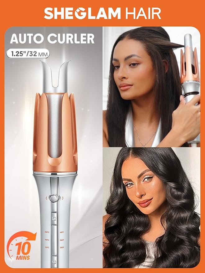 SHEGLAM Automatic Curling Iron One-Touch Instant Curler (Original) ©