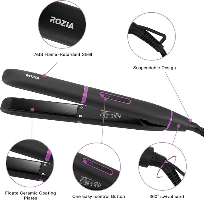 مكواة Shine Wave Iron اصنعي تموجات سهلة مع لمعان مشع