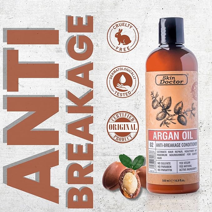 Skin Doctor - Argan Oil Anti-Breakage  Shampoo & Conditioner (Original)