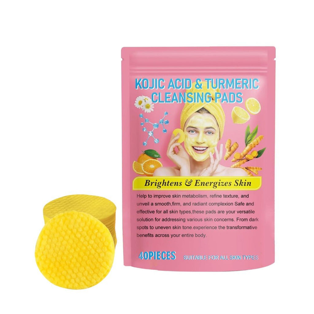 Turmeric Kojic Acid Cleansing Pads - pack 40 Count